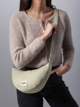 Cross Body Tas Andrea Katoen Hindbag Groen best seller ANDREA-vue-porte